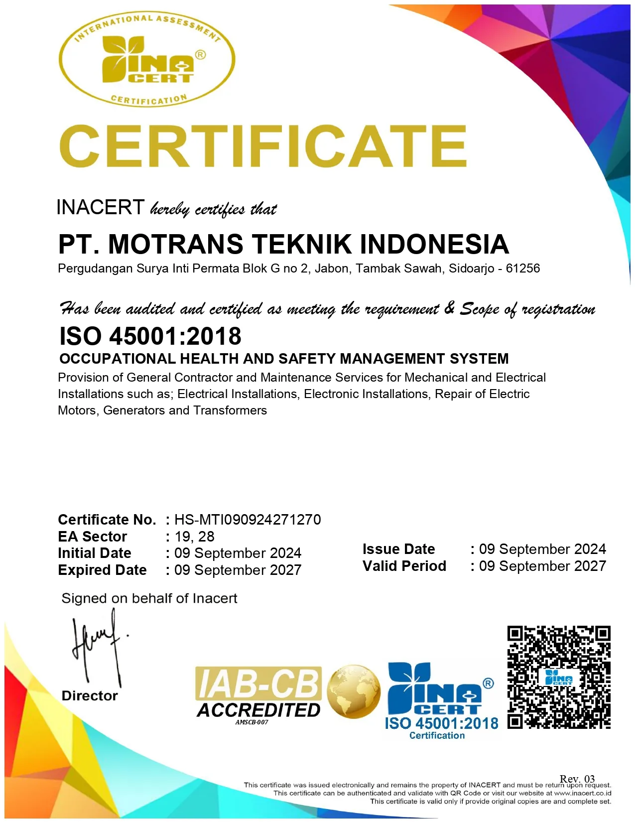 ISO 45001:2018