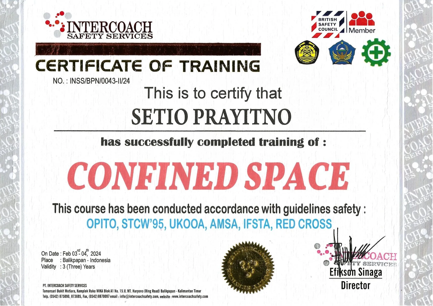 Confined Space